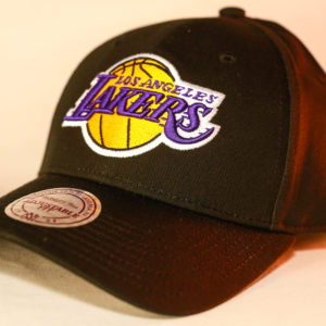 Mitchell & Ness OSFA NBA LA Lakers Black Flexfit 110 Core Low Pro Snapback