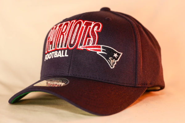 Mitchell & Ness OSFA NFL New England Patriots Navy Flexfit 110 Score Keeper Snapback