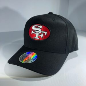 Mitchell & Ness Flexfit 110 NFL San Fransico 49ers Throwback Black/Team Colour Logo Snapback OSFA